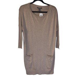 A Pea in the Pod Maternity Minidress Size S NEW Neutral Beige Pockets Career